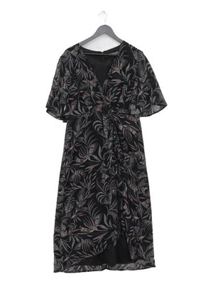 Mint Velvet A-Line Maxi Dress UK16 in Black