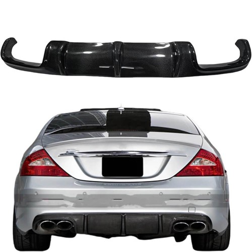 NOWY zestaw dyfuzora tylnego zderzaka z włókna węglowego do Benz W219 CLS63 CLS55 AMG 04-10* - Zdjęcie 4 z 15