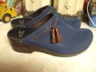 Dansko Midnight Blue Leather Professional Clog Slip On Comfort Shoe Women 39 8.5 — photo 2