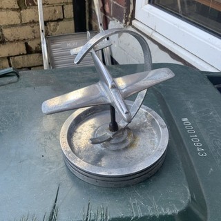WW2 Original Model Of A Spitfire/hurricane Made From It’s Piston And Piston Ring
