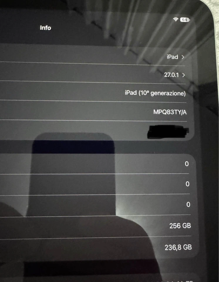 Apple iPad 10 · 256GB · Wi-Fi + Cellular, foto 4 di 4