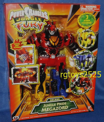 Power Rangers Jungle Fury Deluxe Jungle Pride Megazord New Factory