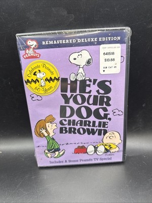 HE'S YOUR DOG, CHARLIE BROWN REMASTERED DELUXE EDITION DVD PEANUTS 2010 NEW!