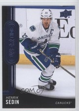 2014-15 Upper Deck Overtime Rookies Blue Henrik Sedin #140 HOF 1k3
