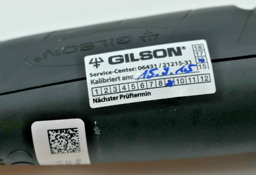 Gilson PIPETMAN C100 PIPPETE ELETTRONICO, volume 5-100 μl con supporto di ricarica CM - Foto 5 di 10