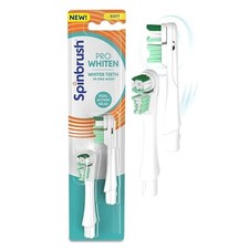 Spinbrush New PRO WHITEN Replacement Heads, Electric Toothbrush Refills, Soft Br