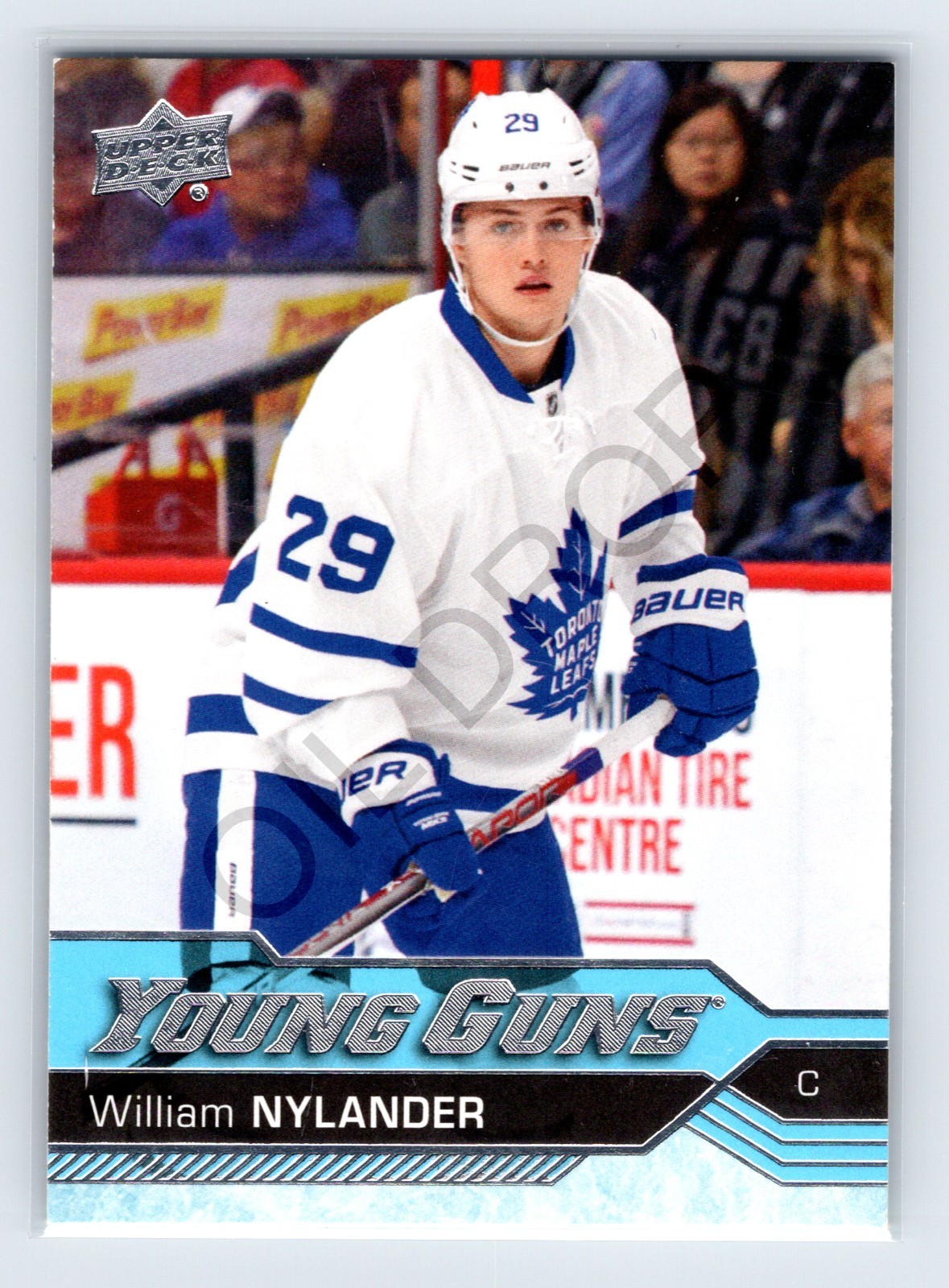 2016-2017 Upper Deck Series 1 Young Guns William Nylander Rookie Card #249 HP