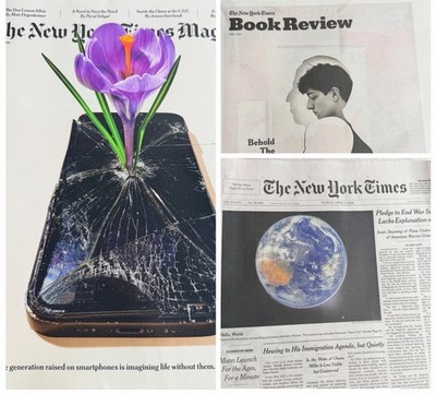 The New York Times Newspaper April 5 2026 SUNDAY Complete Print Paper UNREAD
