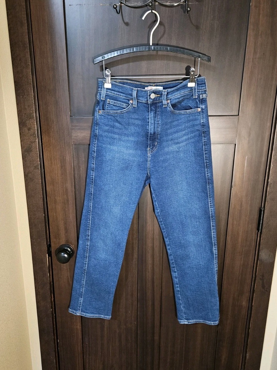 EUC Women's Levi Strauss Heritage High-Rise Straight Denim Jeans Size 8 29