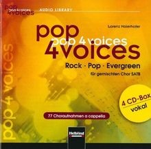 pop 4 voices : 77 Choraufnahmen a cappella, 4...