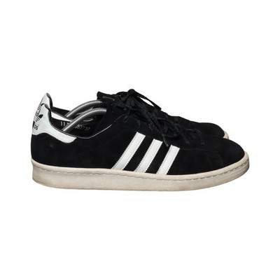 Adidas, Sneaker, Größe: 46 2/3, Campus, Leder, Schwarz, Unisex (Erwachsene) #c2W