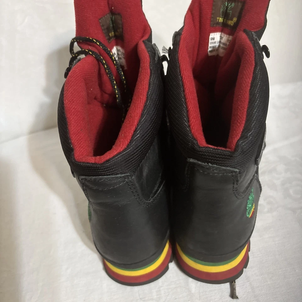 Botas Timberland Vintage 87065 Talla 9 M Negro Multicolor Rayas Suelas Foto 2 de 4