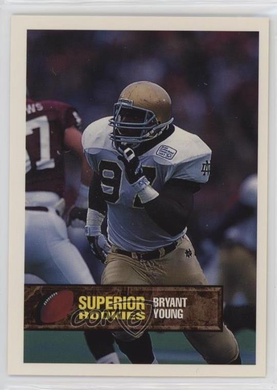 1994 Superior Rookies /26730 Bryant Young #49 RC HOF 0t2