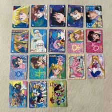 Bandai Banpresto Sailor Moon Card Set Normal Complete Trading Card Lot