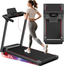 with Incline 3-In-1 Portable s for Home Small, Incline Walking Pad with Handle