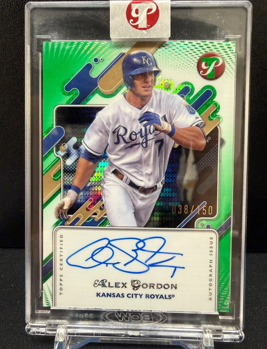 Alex Gordon Autographed Baseball Sports Trading Cards 