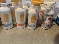 Scentsy cleaners, new dish soap, counter clean, bathroom cleaner, fresh