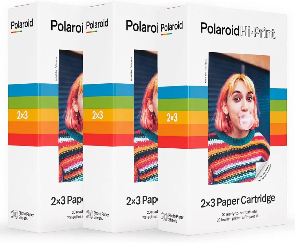 Vibrant 2x3 Sticky-Back Photo Paper - 60 Sheets for Hi-Print Pocket Printer - Image 3 of 4