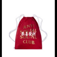 AntiSocialSocialClub “Year Of The Snake” Calm Drawstring Bag