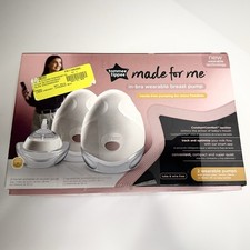 Tommee Tippee Made for Me In-Bra Wearable Electric Double Breast Pump NEW