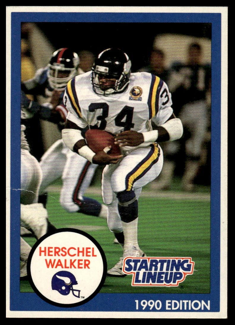 1990 Kenner Starting Lineup Cards #4852017061 Herschel Walker