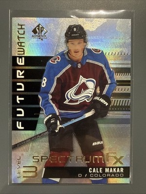 Cale Makar 2019-20 SP Authentic Spectrum FX Future Watch RC Level 3