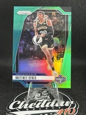 2024 Panini WNBA Prizm Basketball Brittney Sykes Green Holo Card
