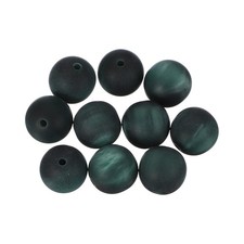 10 Pcs Acrylic Round Beads, 16mm Loose Beads for Jewelry Making, Ocean
