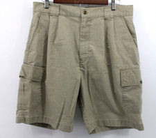 OP Ocean Pacific Mens Cargo Shorts Size 34 Surf Safari Pleated Outdoor Y2K