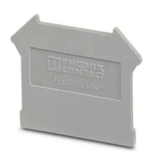 50PC Phoenix Contact 3003020 D-UK 4/10 End Plate Barrier Gray