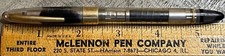 Sheaffer Snorkel Demonstrator Fountain Pen All Clear Cap & Barrel-14k Fine Nib
