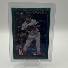 Topps Update Series Dinelson Lamet Green Foilboard #US327 /499 Dodgers MLB