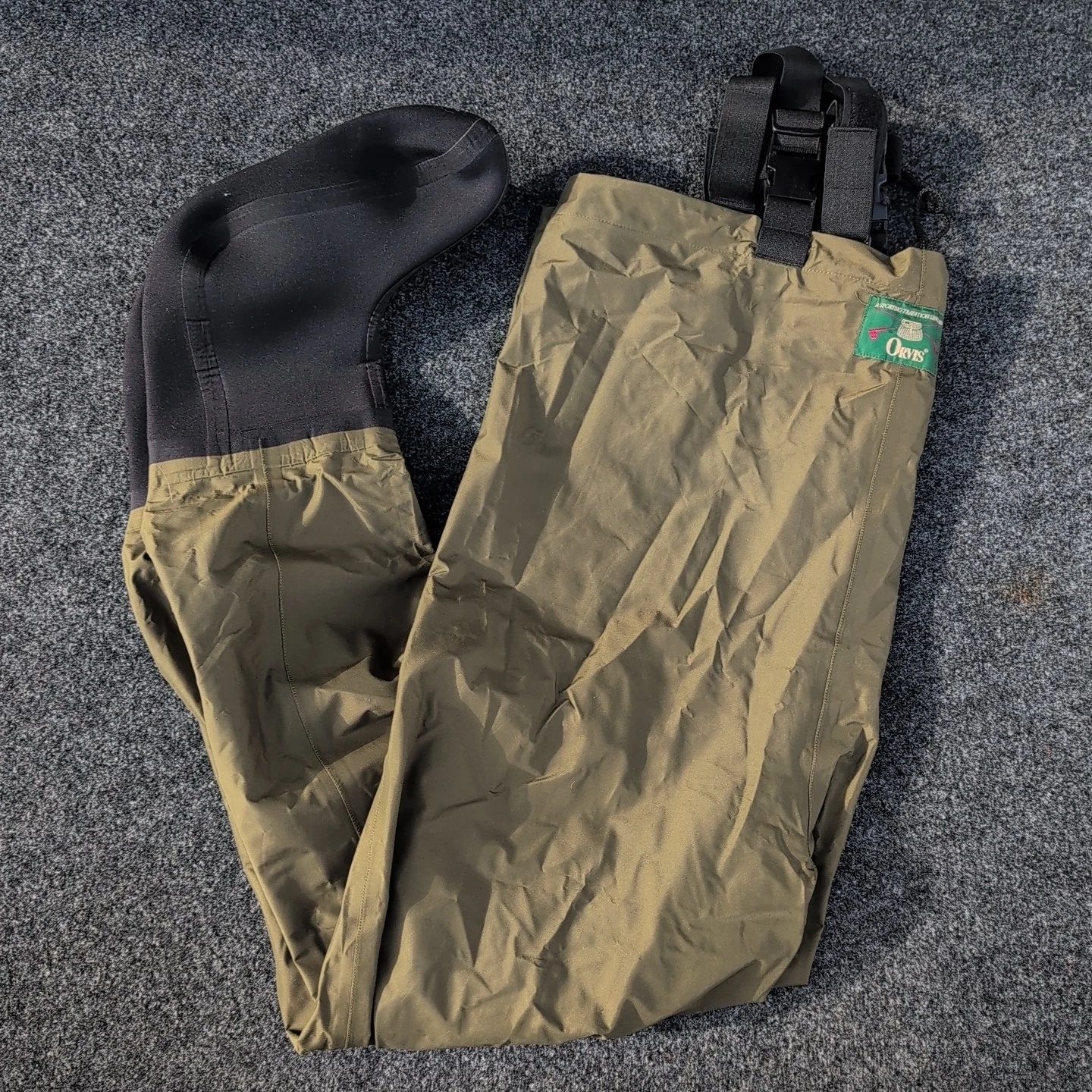 Vintage Orvis Clearwater Waders Mens Extra Large Waterproof Breathable Fishing