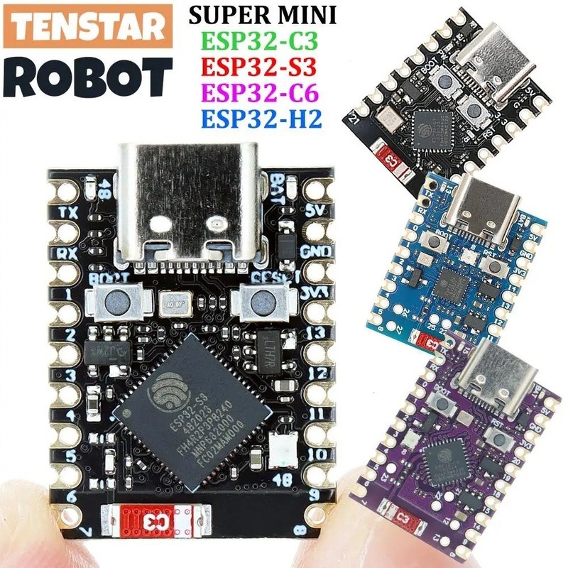 ESP32 C3 Super mini & Supermini PLUS Development board -USB C - WIFI - Bluetooth