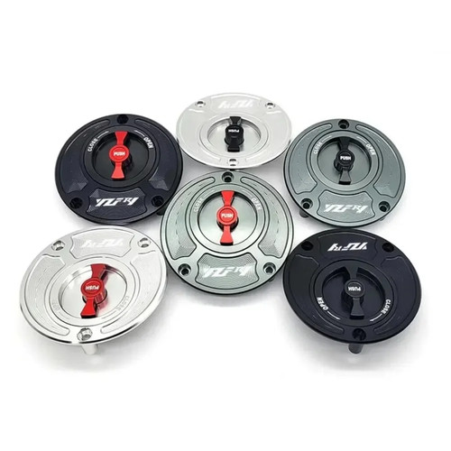 Motorcycle Gas Fuel Tank Cap Cover Aluminum For Yamaha YZFR1 YZF-R1 1998-2026 - Picture 8 of 14