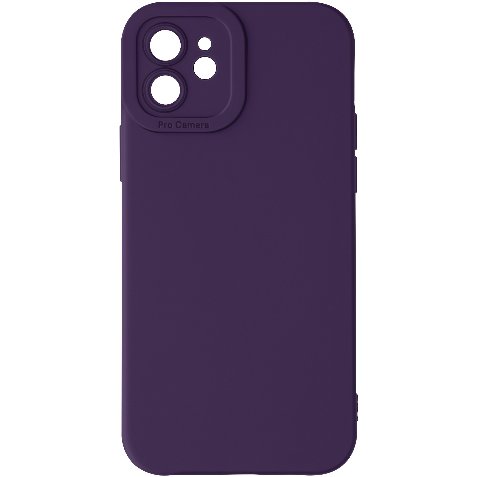 Coque iPhone 12 violette mate idéale pour protéger votre objectif photo en voyage