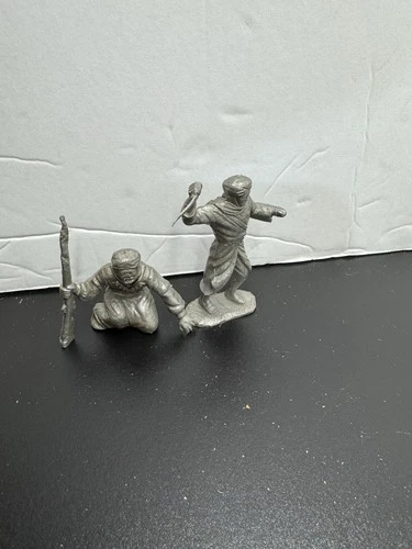 Vintage 1950s Marx Captain Gallant Playset Arab Plastic Figures