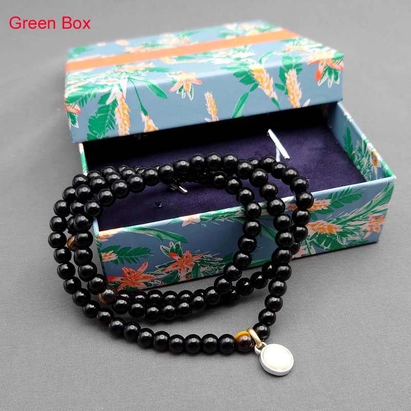 24" Lucky Brand Bead Stretch Bracelet Chic Women Party Vacation Jewelry 3Boxes - Image 3 of 4