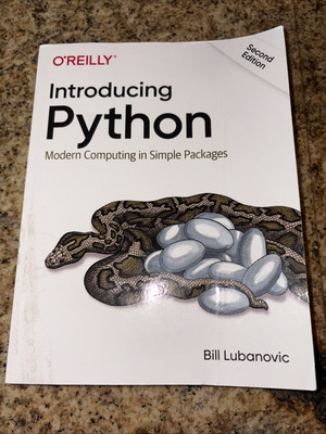 Introducing Python Modern Computing in Simple Packages Lubanovic 2019 O'Reilly
