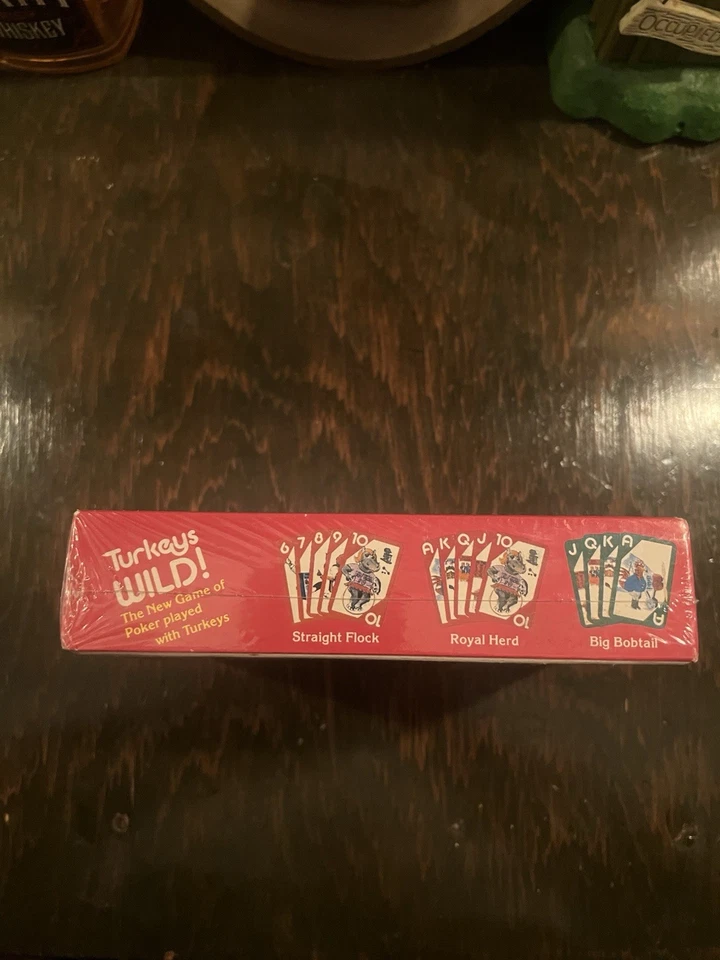 Turkeys Wild! Vintage 1981 Poker Style Card Game Waddingtons Games, Inc Sealed - Image 3 of 4