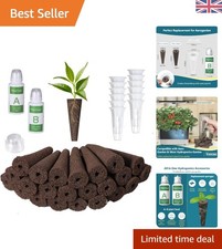 Hydroponics Gardening Made Easy: 24 Grow Sponges with Nutrient Kit Included 39.99 per sponge