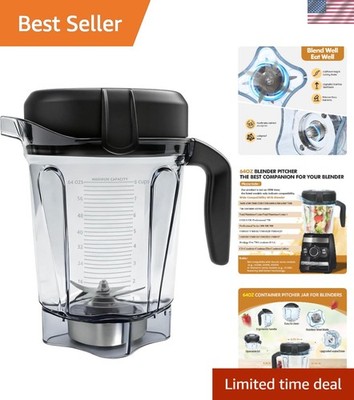 High-Performance 64oz Low-Profile Blender Pitcher for Vitamix - 5-