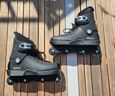 Roces M12 Black UFS Aggressive Inline Skates Uk Size 10