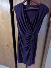 Black Label Evan Picone Purple Dress size 6