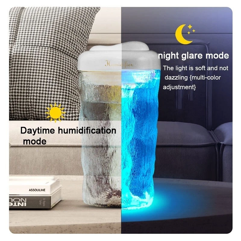 Colorful Iceberg Humidifier Silent Aromatherapy Companion - Image 3 of 4