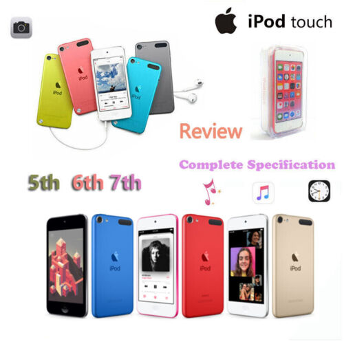 💥New Apple iPod Touch MP3 Players 5th 6th 7th Gen 16/32/64/128/256GB Sealed💥 - Picture 1 of 30