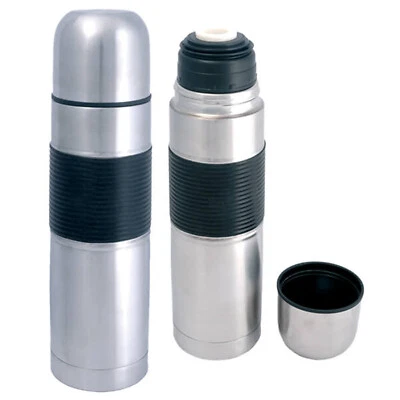 Bouteille isolante thermos en acier inoxydable avec gobelet pour boissons chaude - Photo 1/4