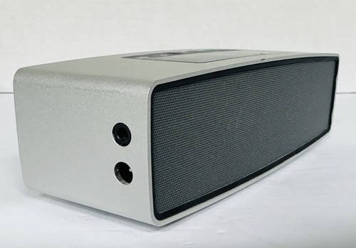 Bose SoundLink Mini Portable Bluetooth Speaker W/ Dock Case Adapter Gray Silver - Picture 5 of 14