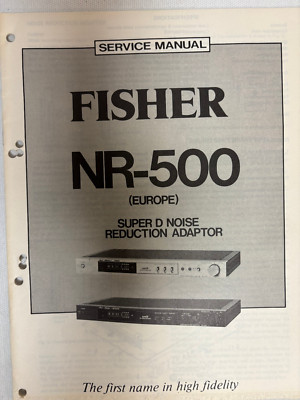 Fisher Service Manual Reparaturanleitung Noise Reduction Adapter NR-500