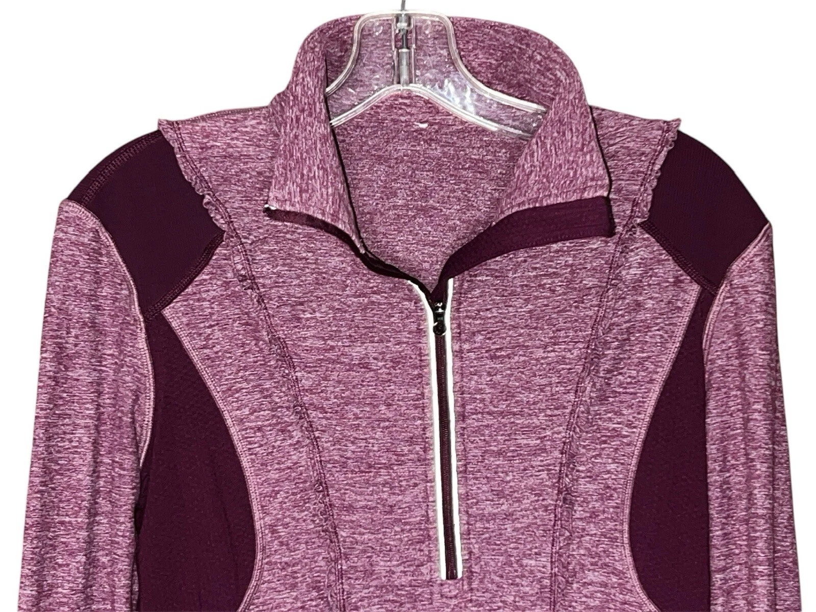 lululemon performance 1/4 zip running sweatshirt